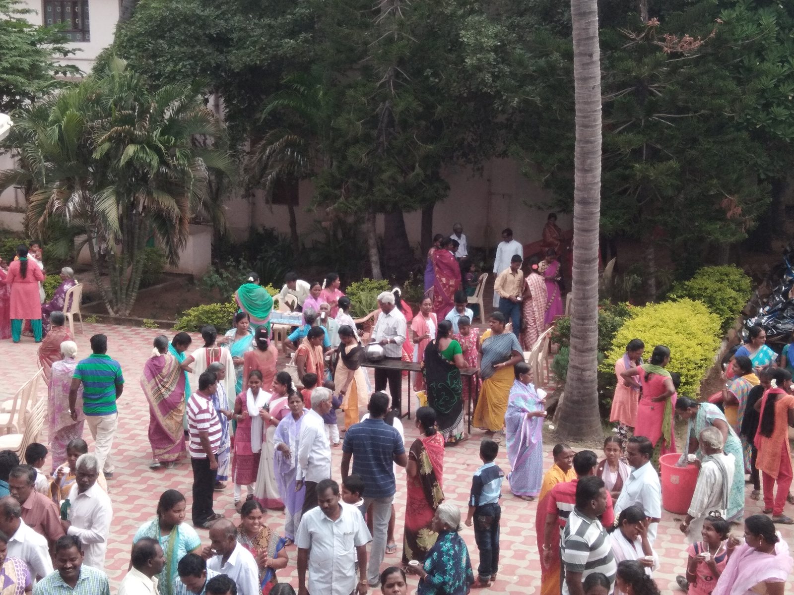 A parish community gathering