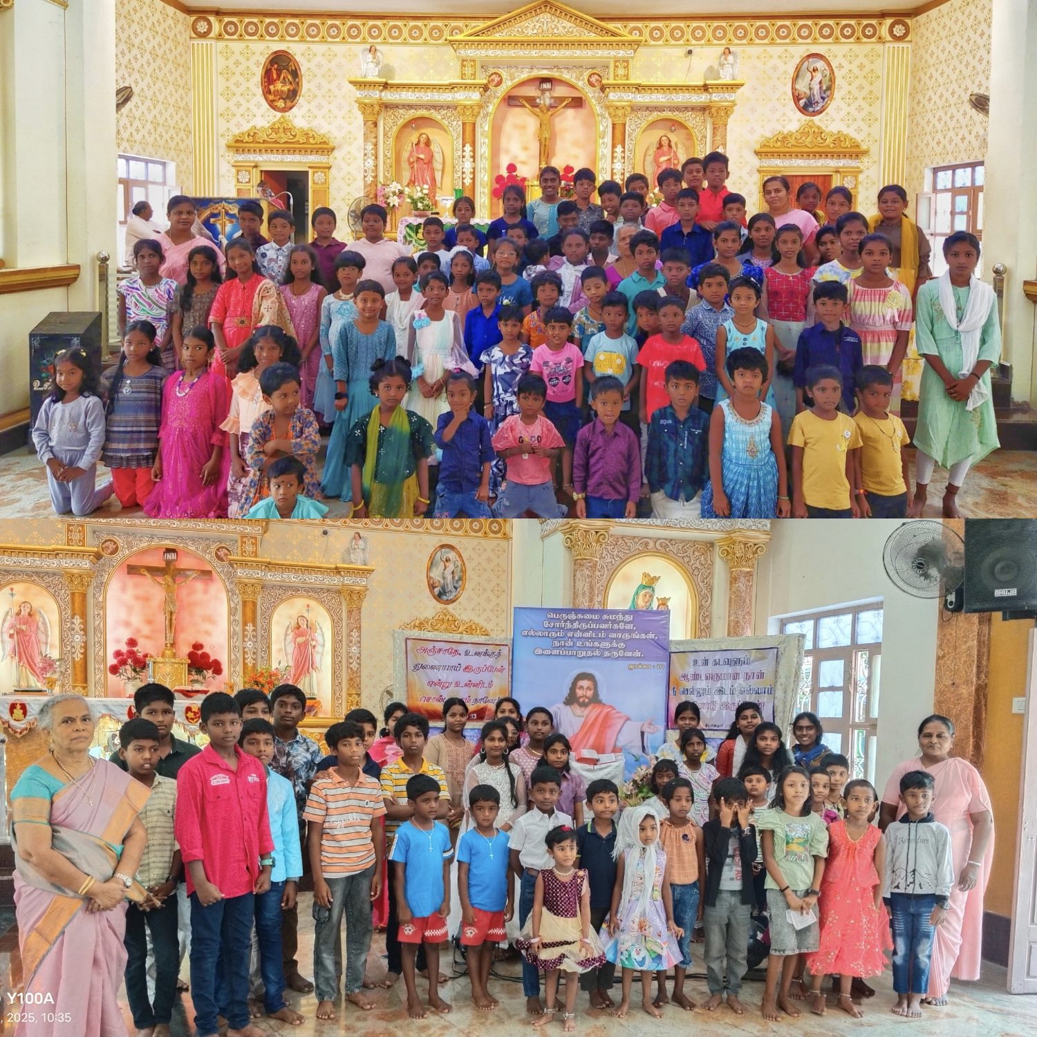 A parish community gathering