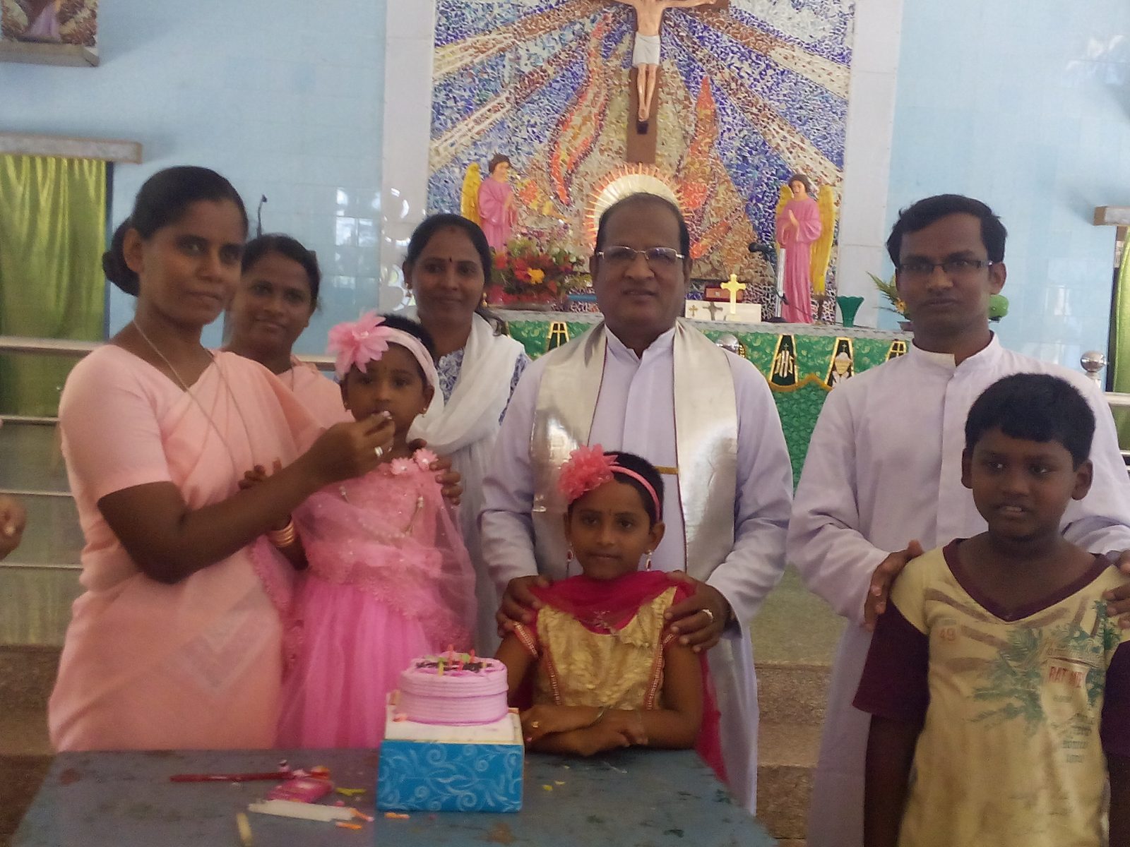A parish community gathering