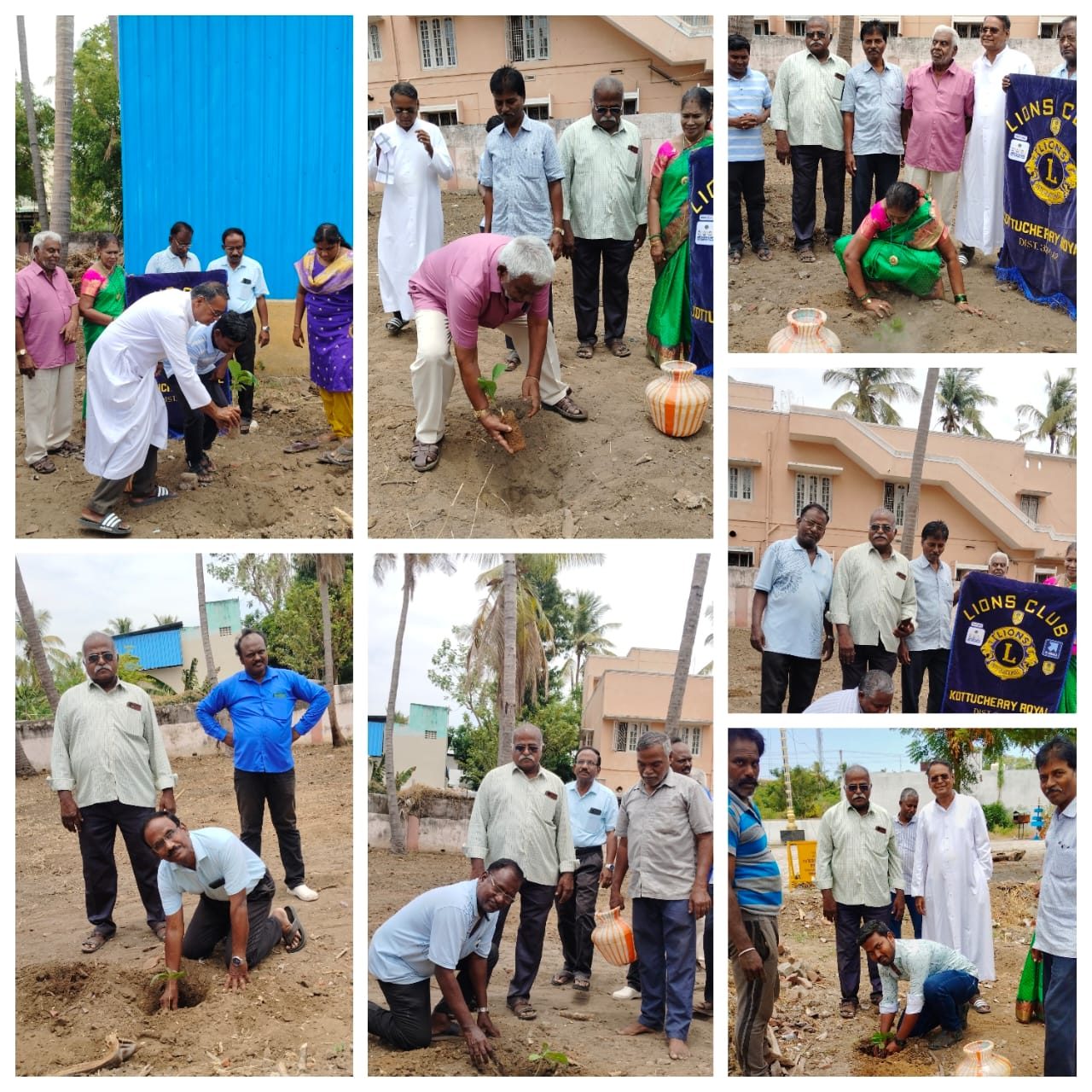 லயன்ஸ் கழகம் (கொட்டுச்சேரி ராயல்) இணைந்து நடைபெற்ற மரக்கன்று நடும் நிகழ்வு